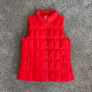 GAP Down Puffer Vest - Women's M - Full Zip with Pockets